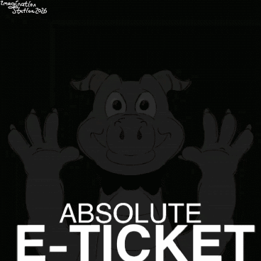 Pig Saying Absolute E-Ticket GIF