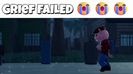 Pig Saying Grief Failed