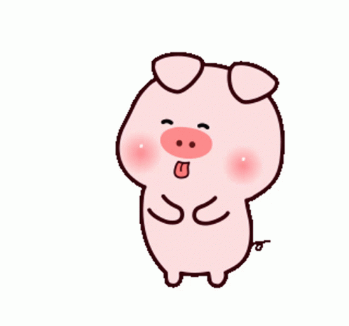 Pig Tongue Out GIF