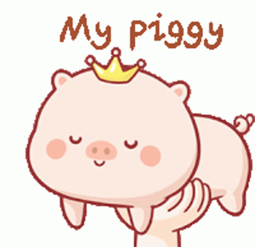 Pig With Crown My Piggy GIF