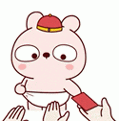 Piggy Chinese New Year Handing Red Envelope GIF