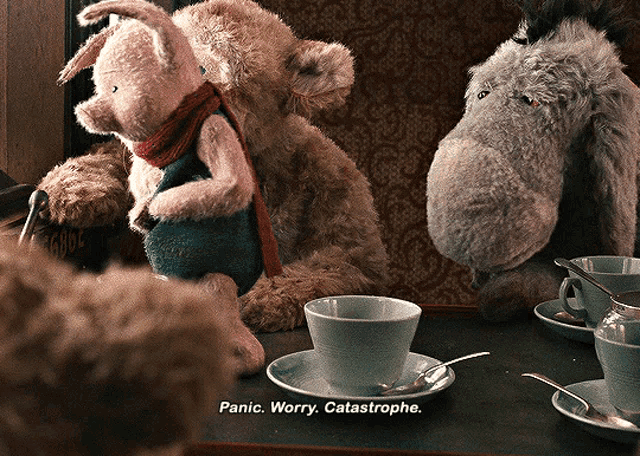 Piglet Panic Gif GIF