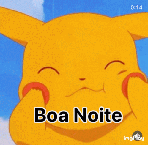 Pikachu Boa Noite GIF