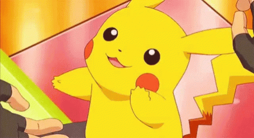 Pikachu Cute Getting Tickled GIF