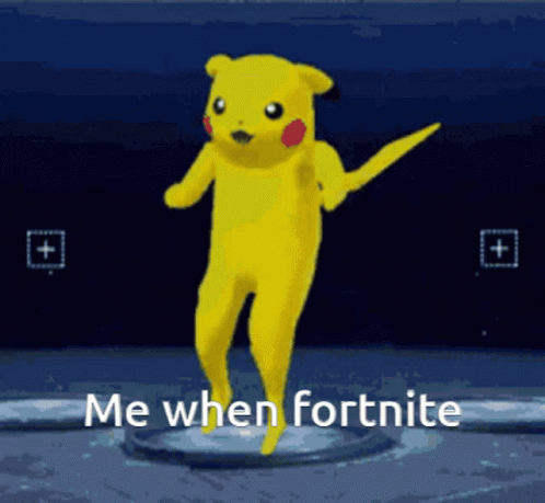 Pikachu Dancing Fortnite Default Dance GIF