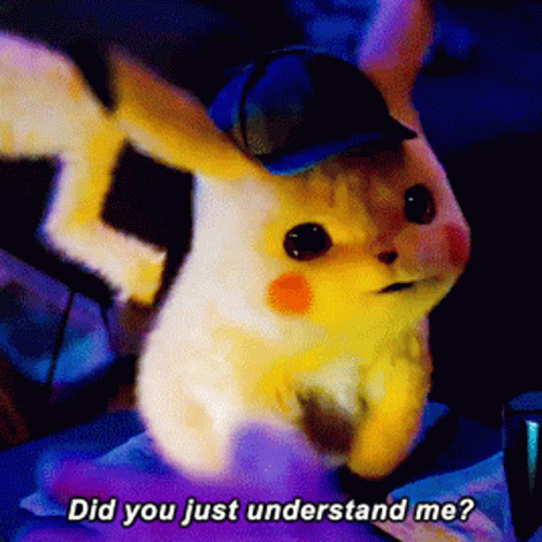 Pikachu Did You Just Understood GIF