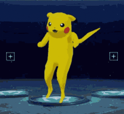 Pikachu Fortnite Dance Pokemon Meme GIF