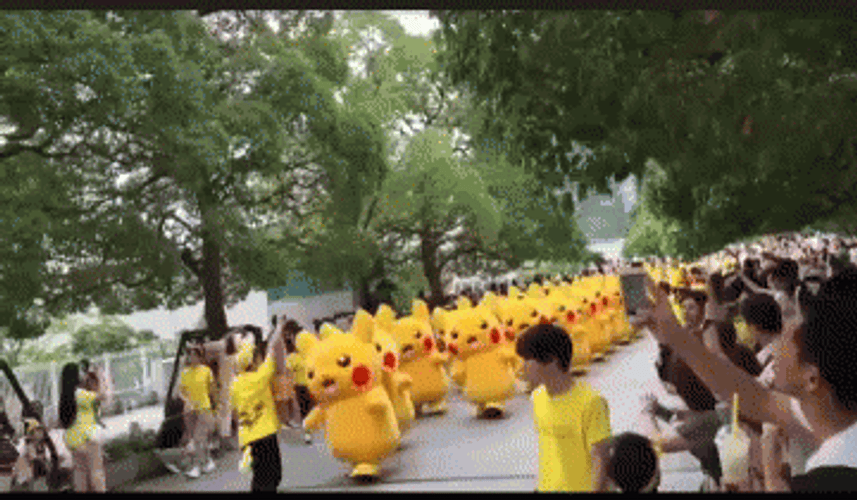 Pikachu March GIF