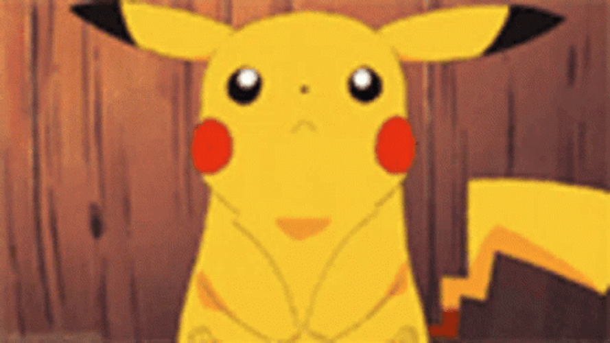 Pikachu Nodding While Wagging Tail GIF