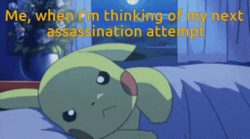 Pikachu Plotting Moment GIF