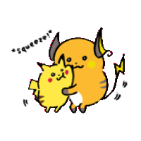 Pikachu Raichu Sticker GIF
