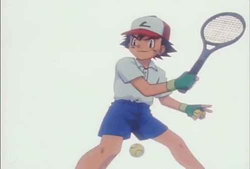Pikachu Smashing Pickleball Meme GIF