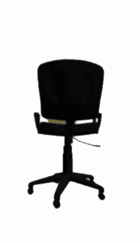 Pikachu Spinning Fast On Black Chair GIF
