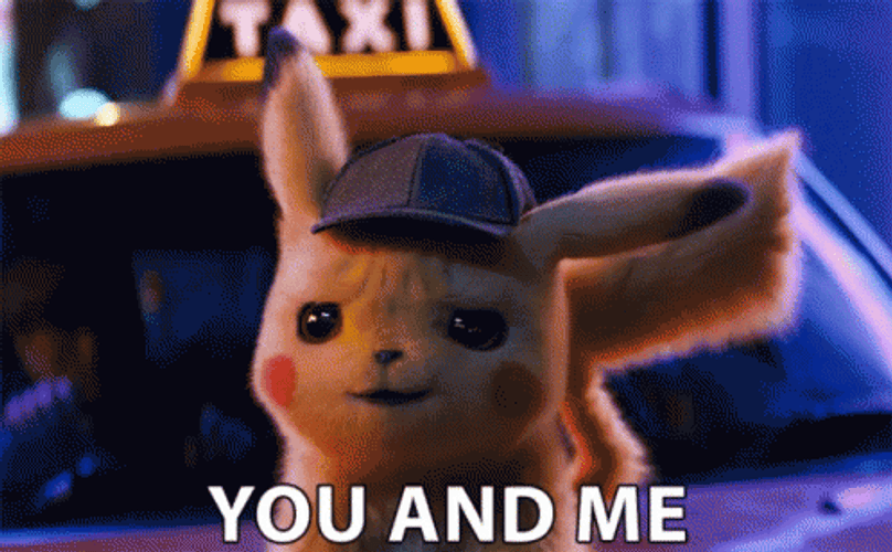 Pikachu You And Me GIF