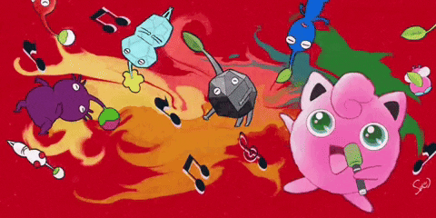 Pikmin And Jigglypuff GIF