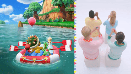 Pikmin Rowing Boat GIF