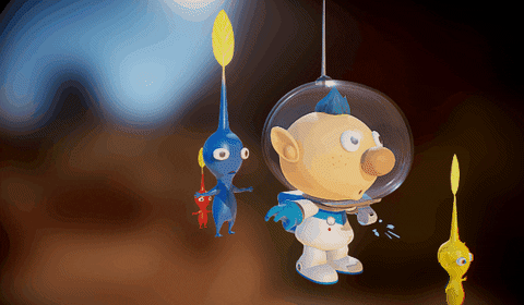 Pikmin Spinning Floating GIF