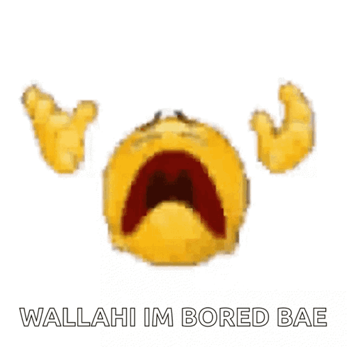 Pile of Dirt Saying Wallahi Im Bored Bae