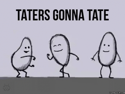 Pile of Potatoes With Joke Loading Icon