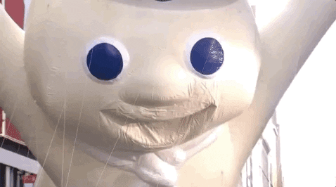 Pillsbury Doughboy Balloon Deflating GIF
