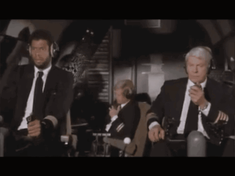 Pilots Sitting on Plane With Clearance Clarence