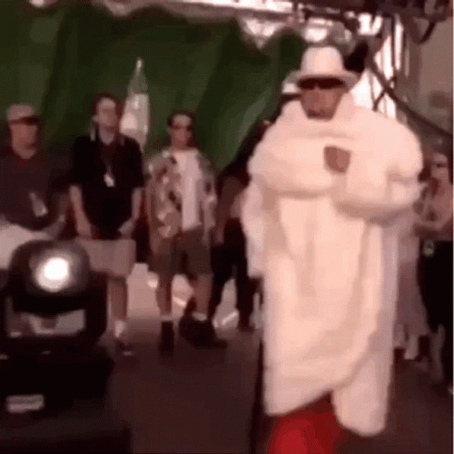 Pimp Guy Walking Boastfully GIF