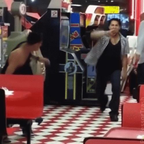 Pimp Slap At A Diner GIF