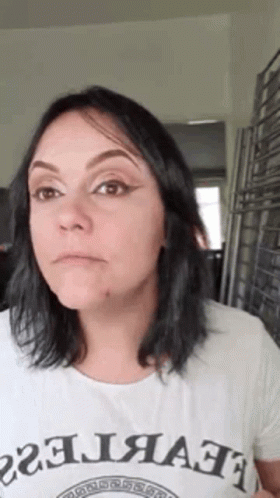 Pimple Popping Lady Putting On Make Up GIF