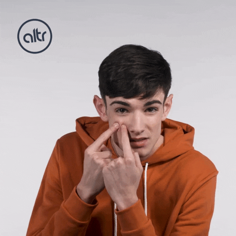 Pimple Popping Guy In Brown Hoodie GIF