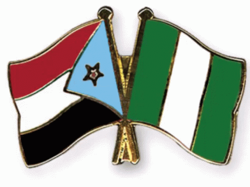 Pin with Two Flags Including Green