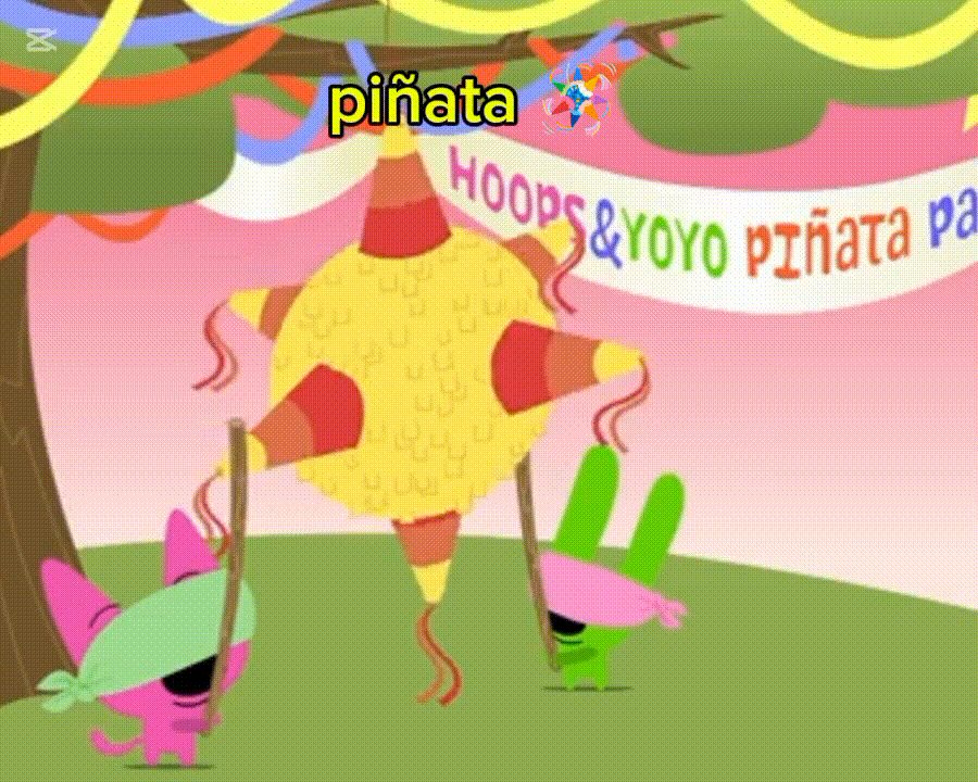 Piñata With Hoops and Yoyo