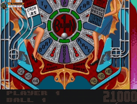 Pinball Game Saying Player 1 GIF