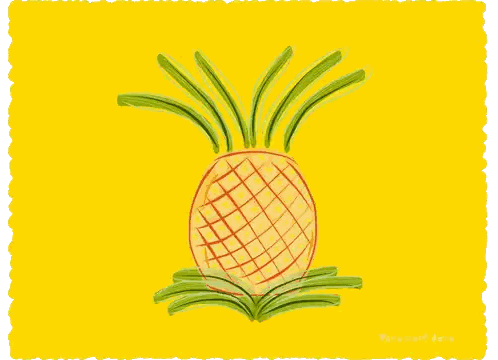 Pineapple Drawing Valentina Dane