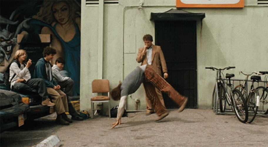 Pineapple Express James Franco Break Dance GIF