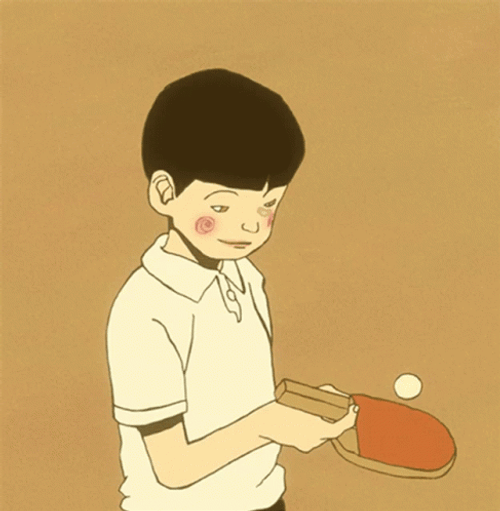 Ping Pong Hitting Practice GIF