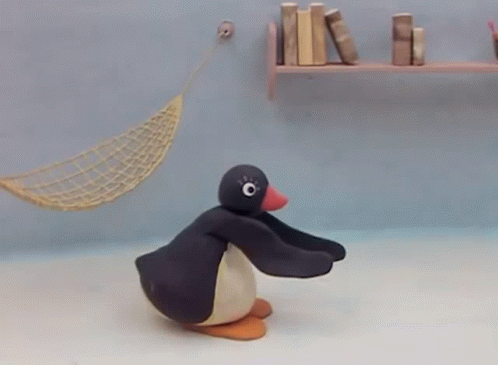 Pingu Lifted By Mother GIF