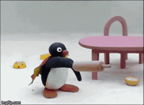Pingu Throw Gif GIF
