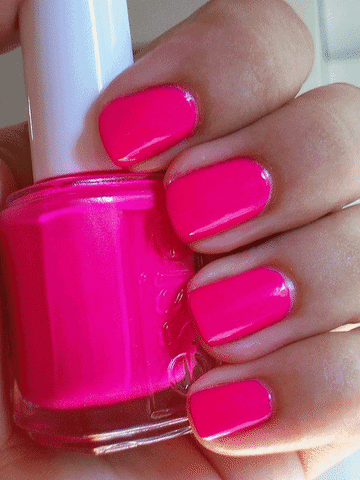 Pink And Blue Nail Polish GIF