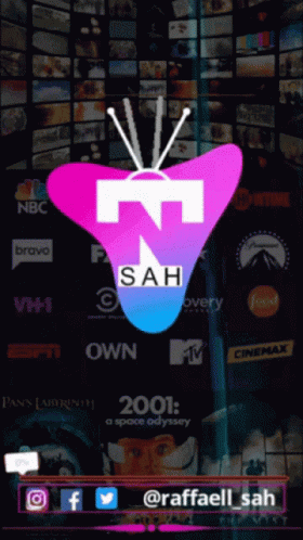 Pink and Blue Triangle with Letter N