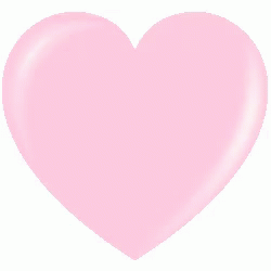 Pink and Green Heart With Rainbow Border