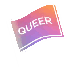 Pink and Orange Queer Flag