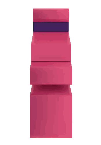 Pink and Purple Milk Bottle