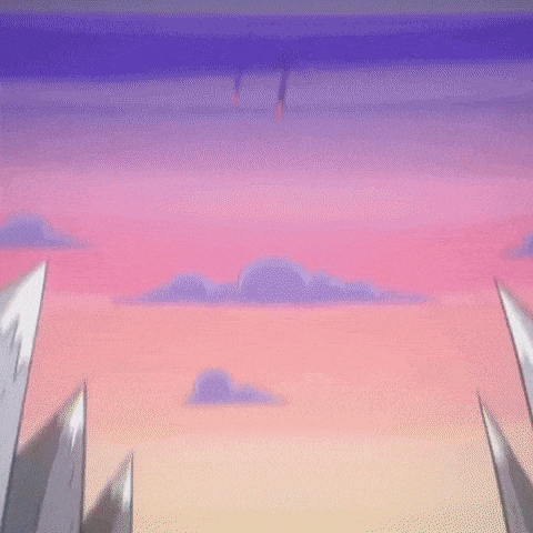 Pink and Purple Sky With Mountains