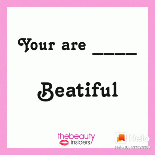 Pink and White Beauty Insiders Ad