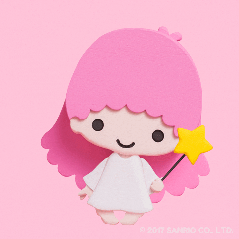 Pink Anime Angel GIF