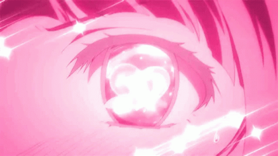 Pink Anime Eye GIF 