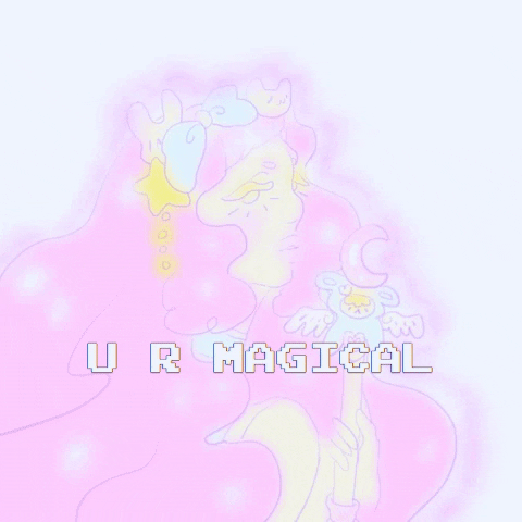 Pink Anime Fairy GIF