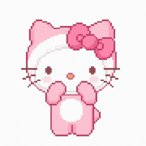 Pink Anime Hello Kitty GIF