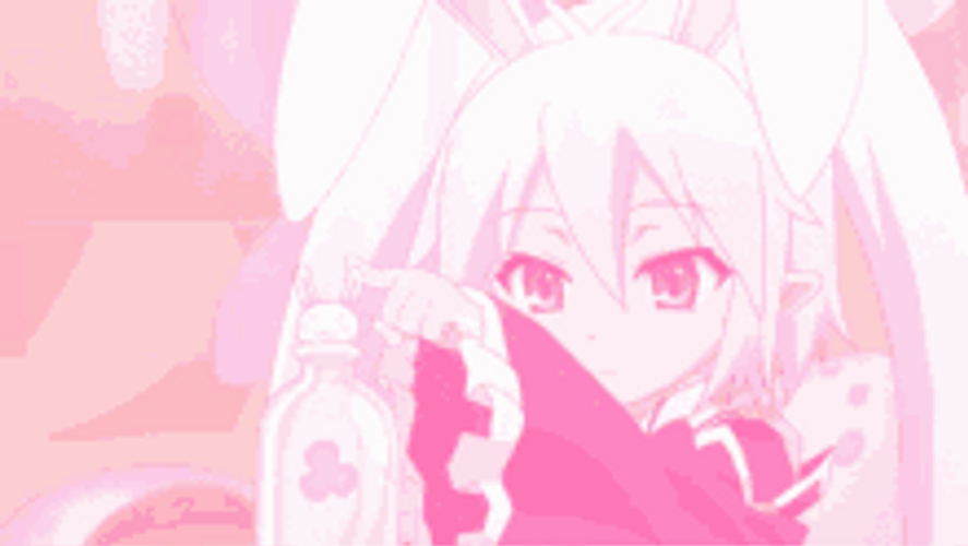 Pink Anime Rabbit Girl 