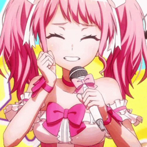 Gif, singing and anime girl gif anime #1194443 on animesher.com